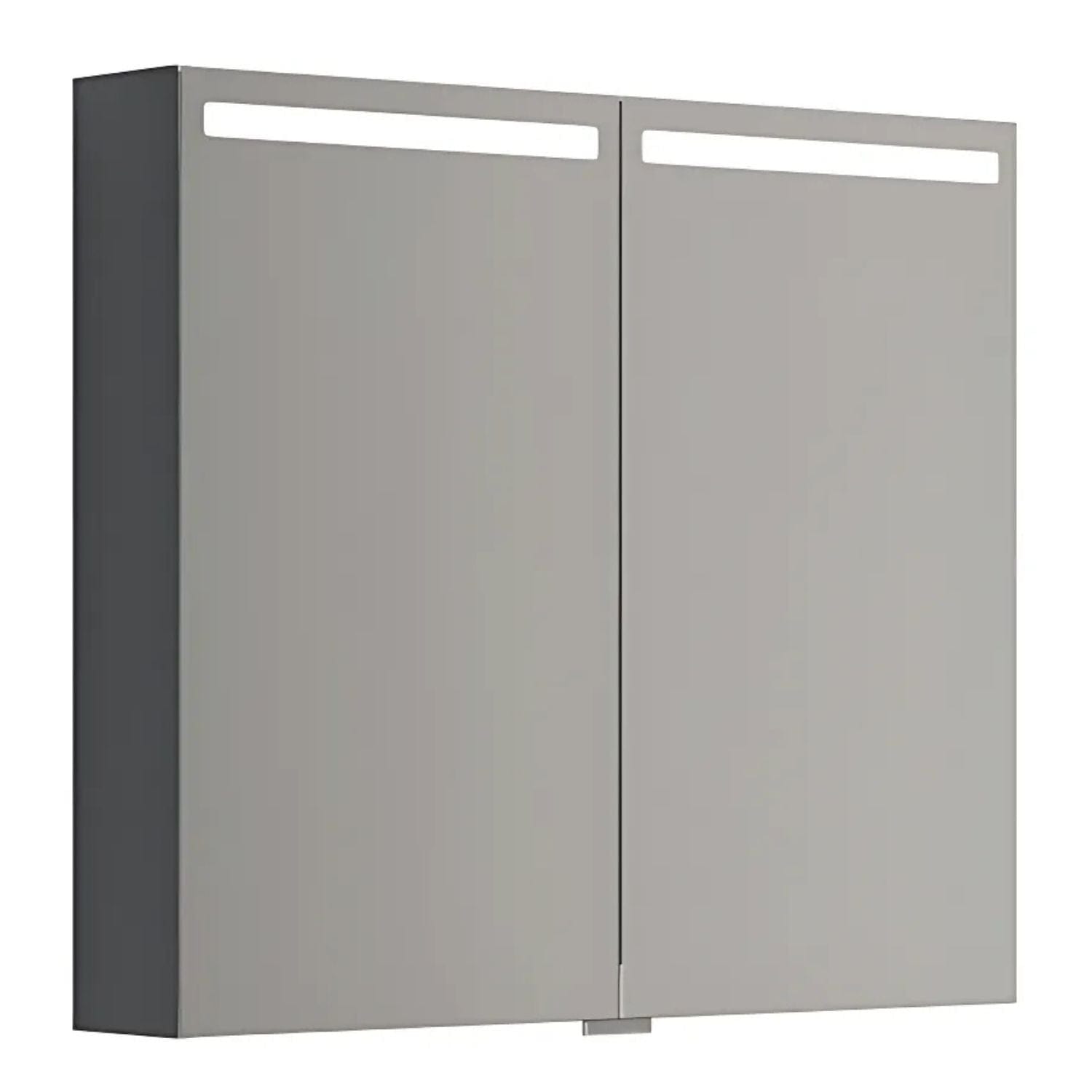 Dansani Mido+ Top Speilskap LED Grå matt / 80cm Dansani Speilskap DA-S518-103