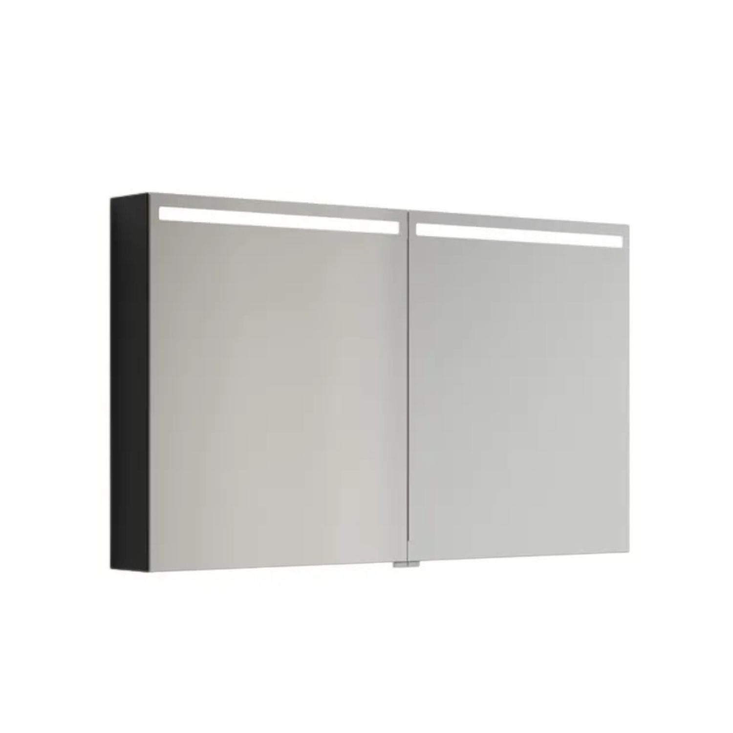 Dansani MIDO+ Top Speilskap LED Svart struktur / 120cm Dansani Speilskap DA-S512-129