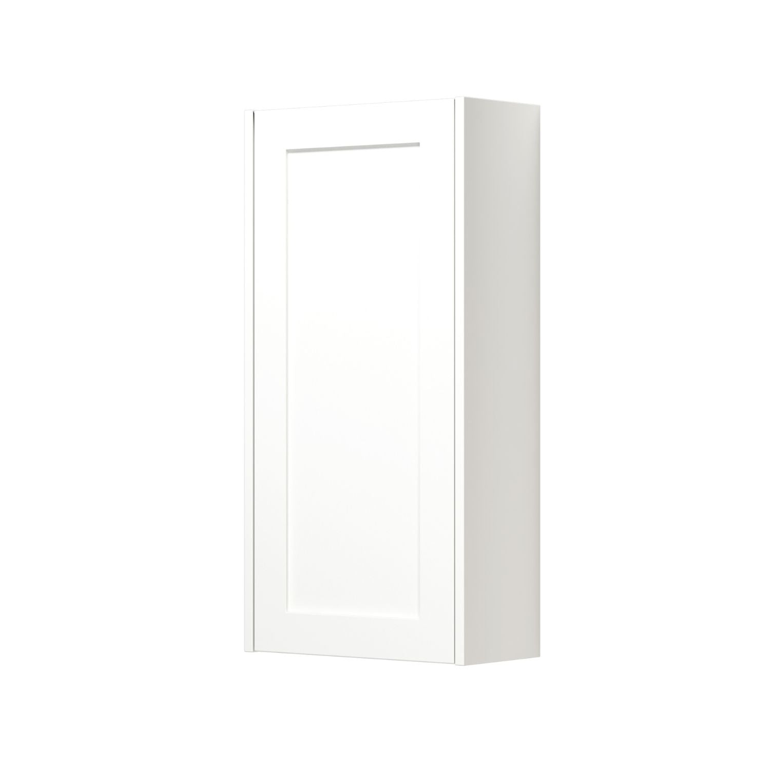 Dansani You Overskap 1 dør B40xH80xD19cm - Ramme Hvit matt / Venstre Dansani Sideskap bad DA-V49-3210
