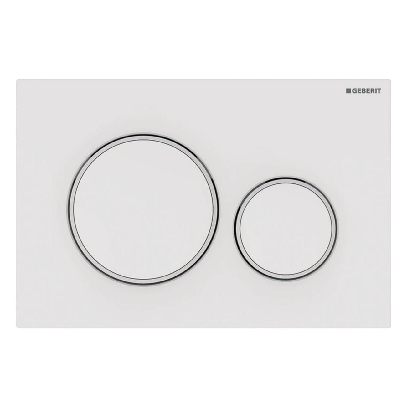 Geberit Sigma 20 Betjeningsplate Hvit Geberit Betjeningsplate og trykknapper GRO-6166256