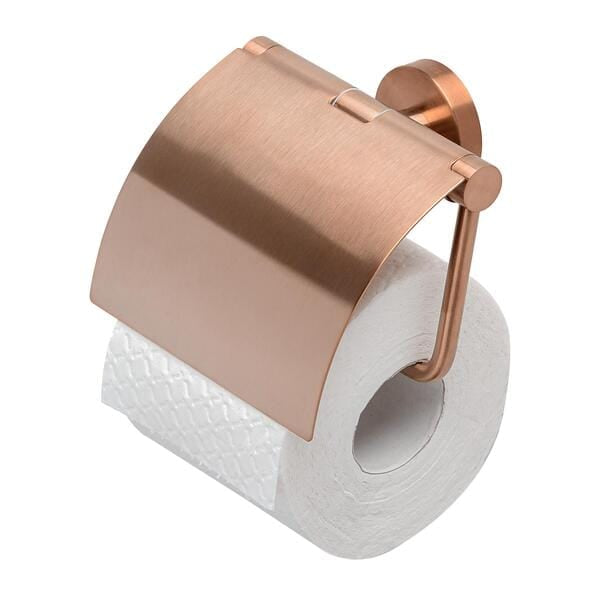 Geesa NEMOX Toalettrullholder med lokk Børstet bronse Geesa Toalettrullholder CO-916508-10