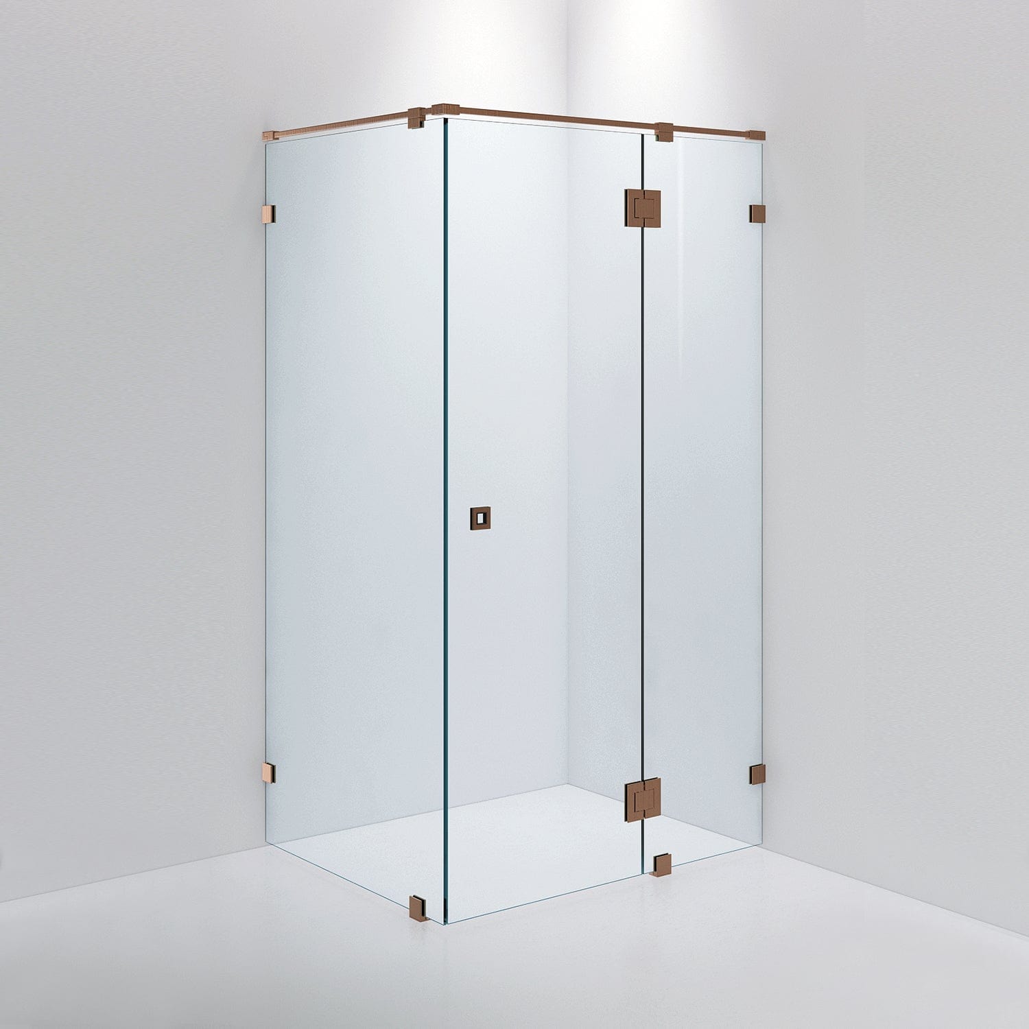 INR Dusjhjørne ARC 15 Måltilpasset Brushed bronze / Måltilpasset / Klart glass INR Iconic Nordic Rooms Dusjhjørne INR-11502600