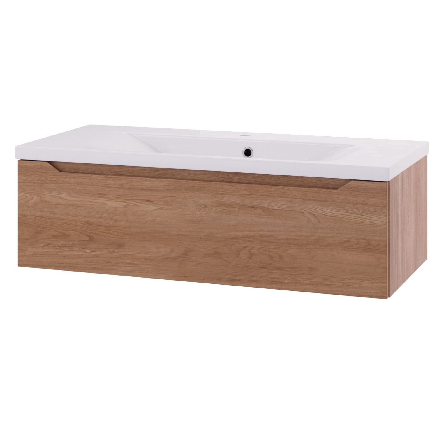 Linn Bad Emma D45 Servantskap med 1 skuff Eik / 100cm Linn Bad Servantskap LB-1305101S