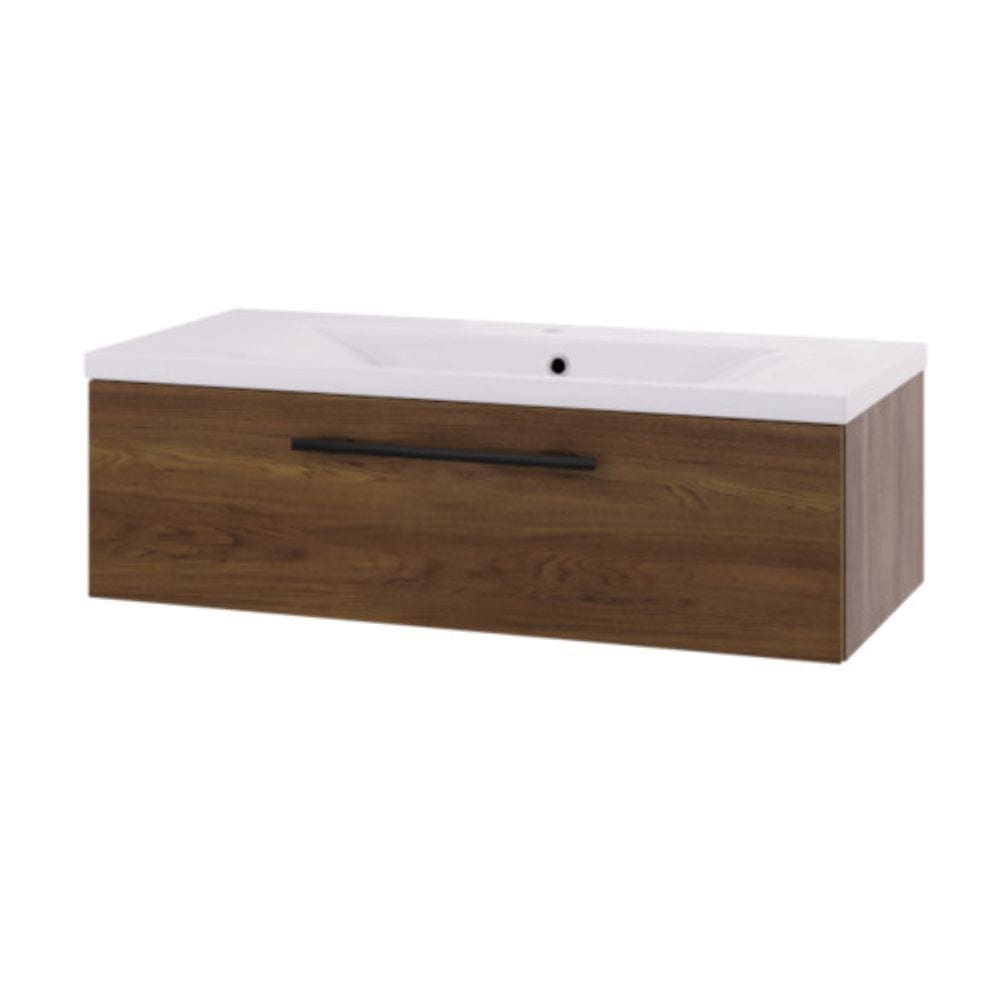 Linn Bad Ingrid D45 Servantskap med 1 skuff Mørk eik / 100cm Linn Bad Servantskap LB-1108101S