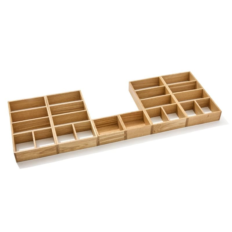 Linn Bad Innleggspakke Eik / Standard skuff / 120cm Linn Bad Tilbehør møbler LB-900412
