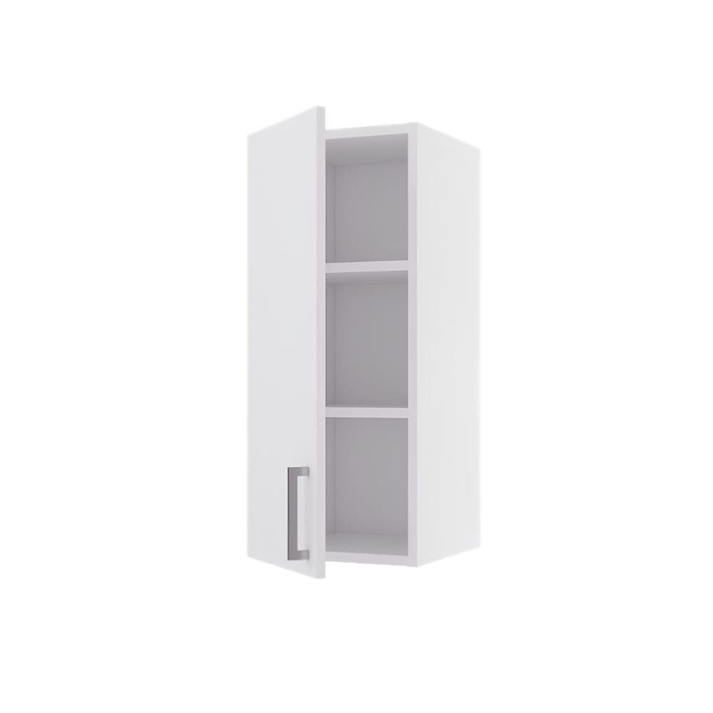 Linn Bad Overskap 1 dør for vaskerom Hvit matt / 30cm Linn Bad Veggskap vaskerom LB-711103