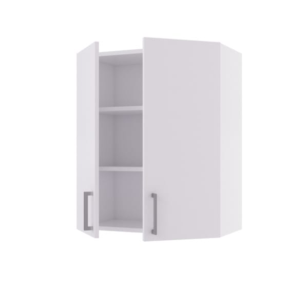 Linn Bad Overskap 2 dører for vaskerom Hvit matt / 60cm Linn Bad Veggskap vaskerom LB-711206