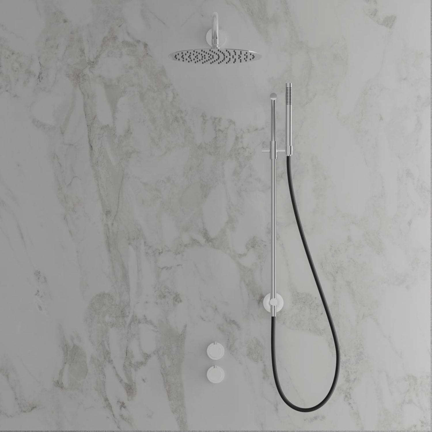 Scandtap Steel Harmonized 5x Innbygging Dusj Classic Scandtap Blandebatteri innbygging SC-21079