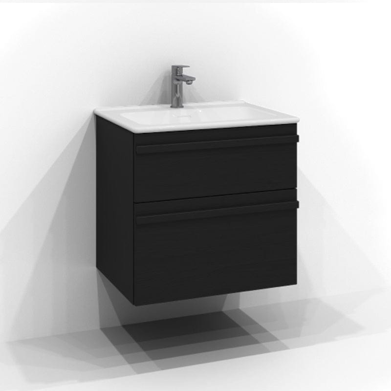 Svedbergs Poem Servantskap 2sk B60-120xD45cm - List Svart ask / 60cm Svedbergs Servantskap SV-3456342