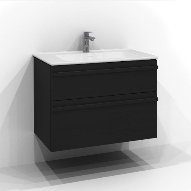 Svedbergs Poem Servantskap 2sk B60-120xD45cm - List Svart ask / 80cm Svedbergs Servantskap SV-3458342