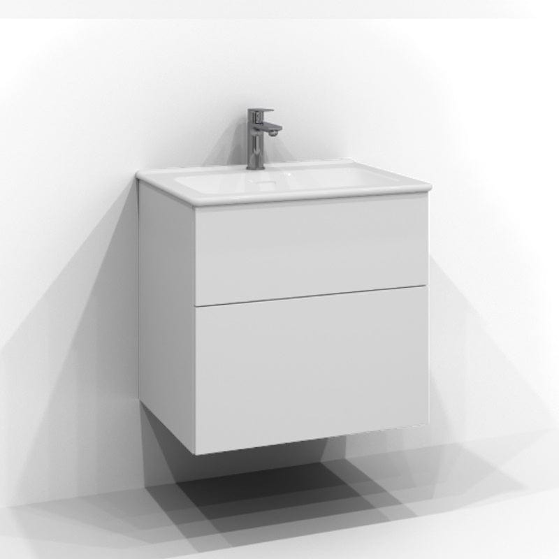 Svedbergs Poem Servantskap 2sk B60-120xD45cm - Plan/Plan Push open Hvit / 60cm / Plan Push open Svedbergs Servantskap SV-3456112-P