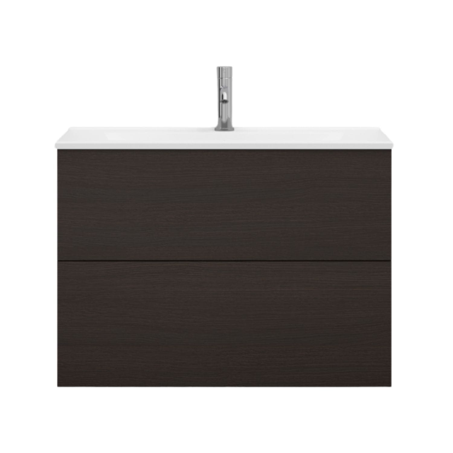 Svedbergs STILLA Slim D35 Servantskap med 2 skuff Mørk eik / 80cm / Plan Svedbergs Servantskap SV-580352