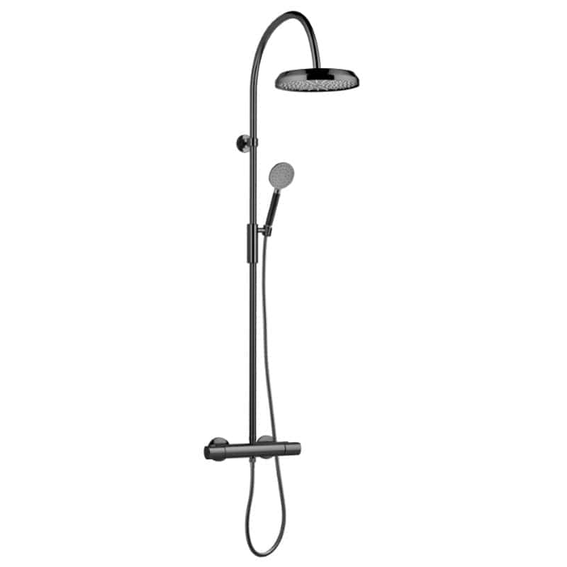 Tapwell ARM5300-150 Takdusj Black chrome Bad.no TA-9426688
