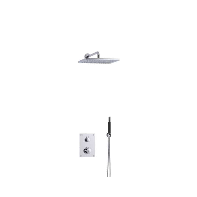 Tapwell BOX7268 ED2 Takdusj Innbygging Krom / 300x300mm Tapwell Blandebatteri innbygging TA-9425389