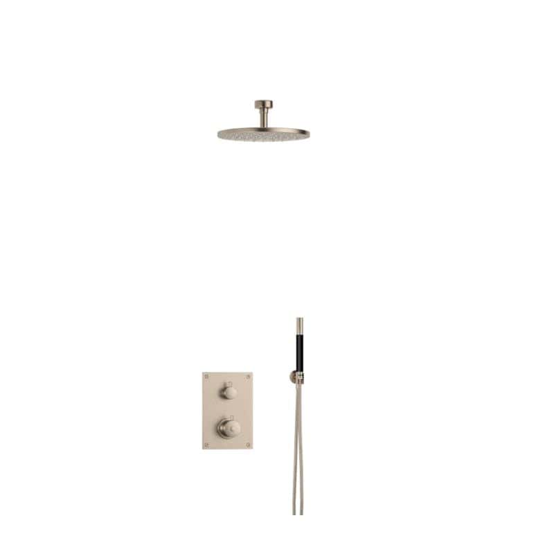 Tapwell BOX7268 Takdusj Innbygging - Takmontert Brushed nickel / 85mm / Ø250mm Tapwell Blandebatteri innbygging TA-9425029