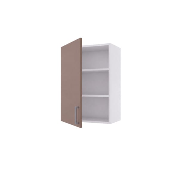 Vaskerom: Linn Bad Overskap 1 dør med 2 hyller Lun beige / 40cm Linn Bad Veggskap vaskerom LB-791104