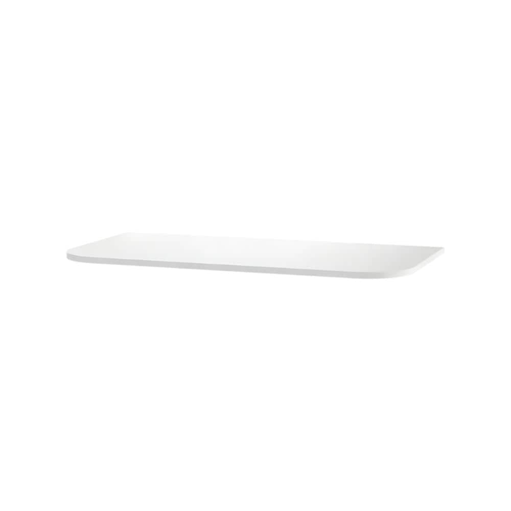 VikingBad Solid Surface Avrundet Benkeplate D46 Hvit matt / 90cm VikingBad Benkeplate bad VB-024273-02