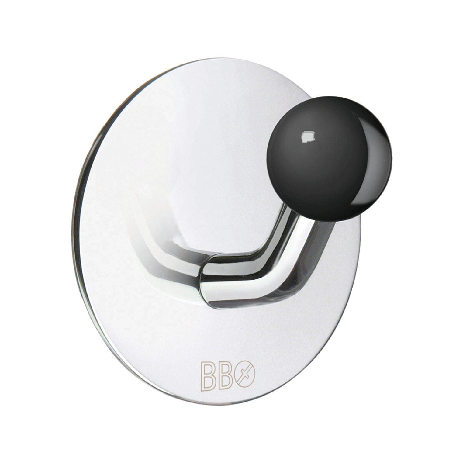 Beslagsboden Enkel Krok 1084 - selvklebende Krom Beslagsboden Knagger SM-BK1084