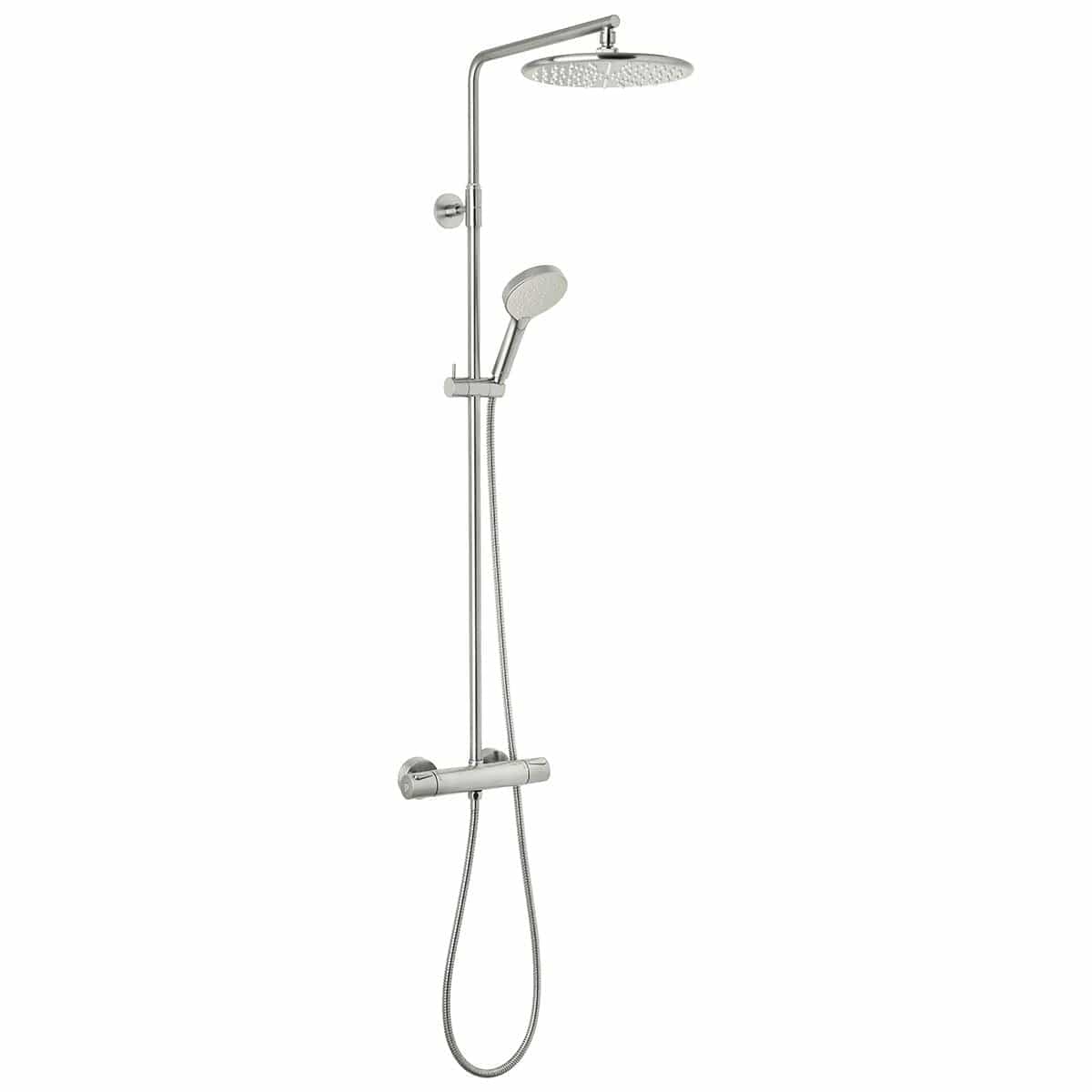 Damixa Silhouet Takdusj Ø250mm Børstet stål Damixa Takdusj KO-5795446