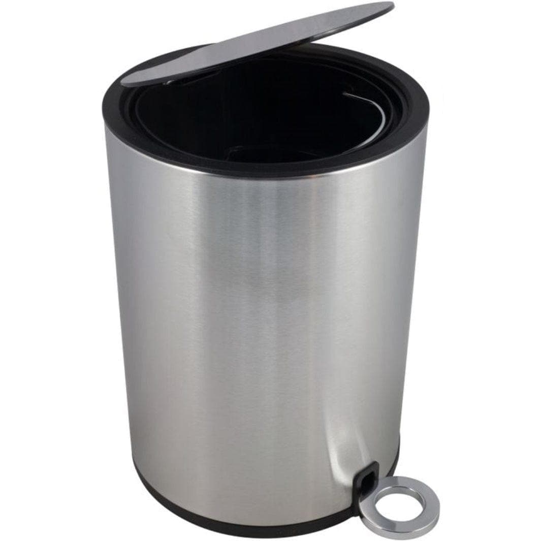 Duschy Poppis avfallsbøtte 3L Matt krom Duschy Søppelbøtte CO-D099032