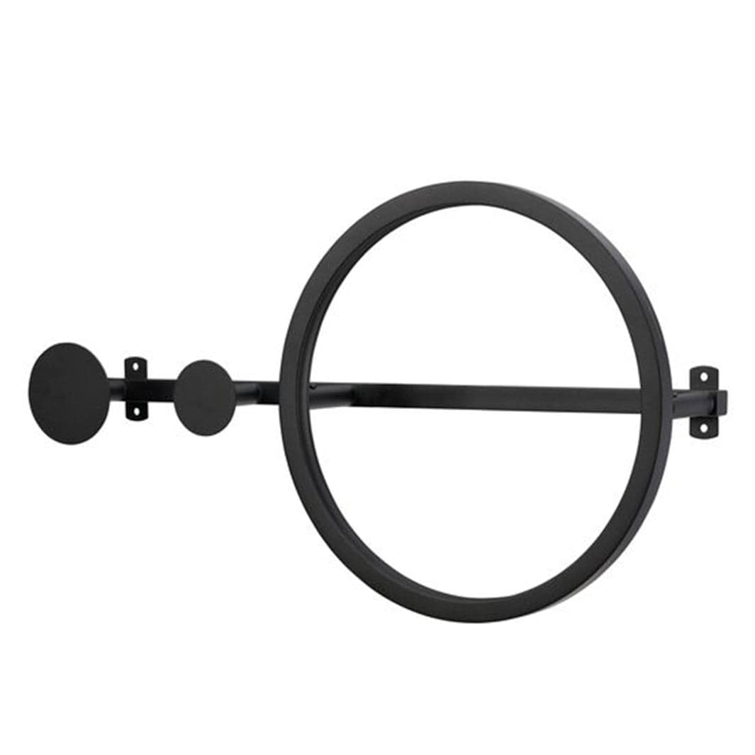 Esbada Circle vegghenger matt sort Svart matt Esbada Håndklestativ CO-L810912