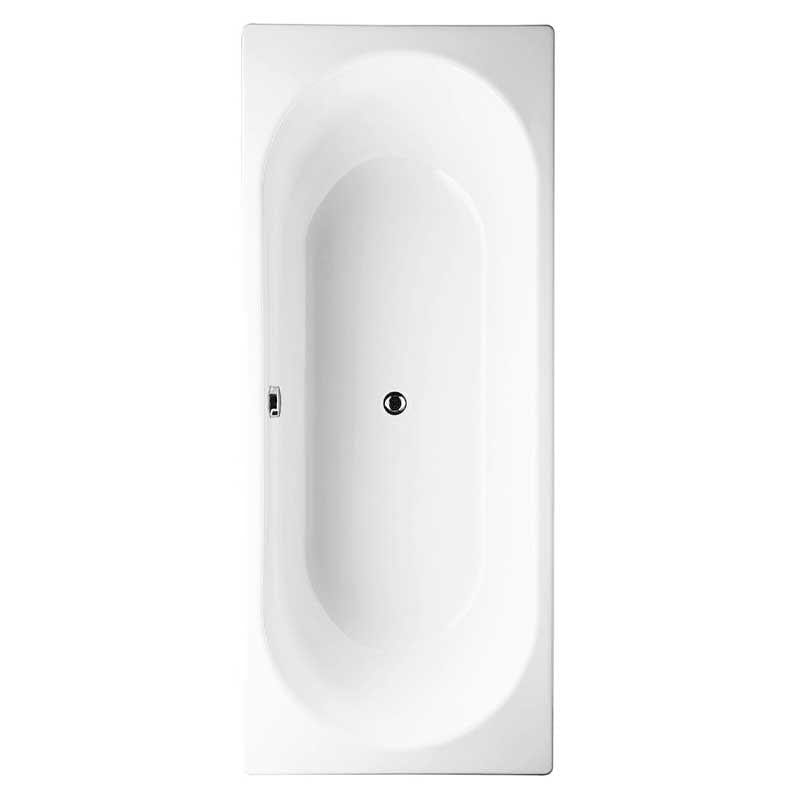Gustavsberg Duo Round Badekar 160-170 170cm Gustavsberg Firkantet badekar VIL-6030252