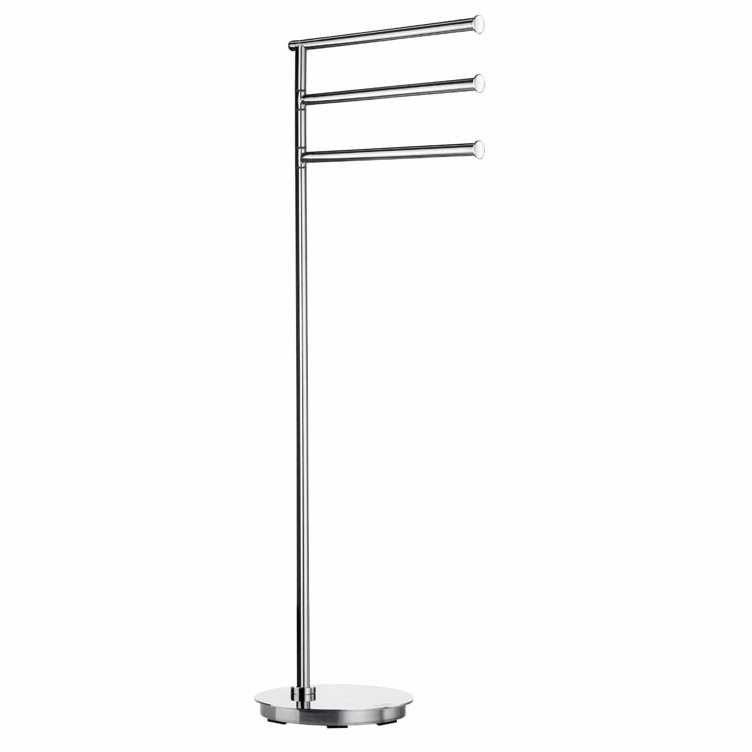 Smedbo FK608 Svingbar Håndklestang Gulv Krom Smedbo Håndklestativ SM-FK608