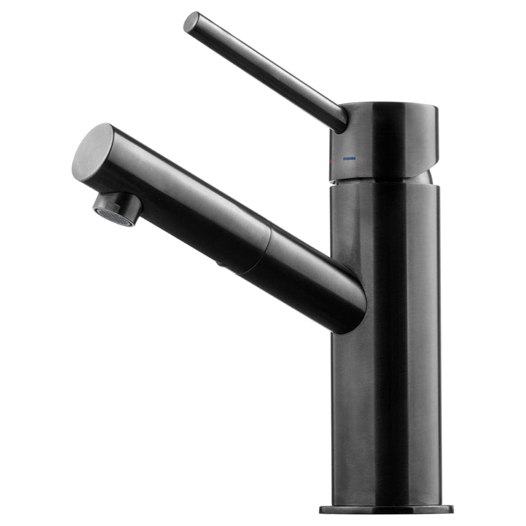 Tapwell BI071 Servantbatteri Brushed black chrome Tapwell Servantbatteri TA-9424444