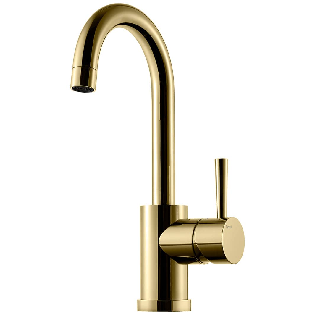Tapwell EVO078 Servantbatteri - ikke til benkeplate Honey gold Tapwell Servantbatteri TA-4230634