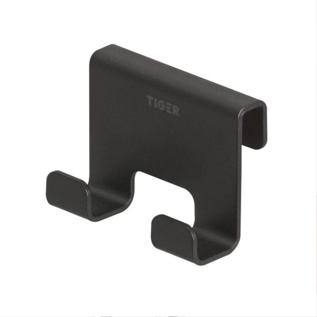 Tiger Caddy krok for glassvegg 6-8 mm Svart matt Tiger Knagger CO-T140112