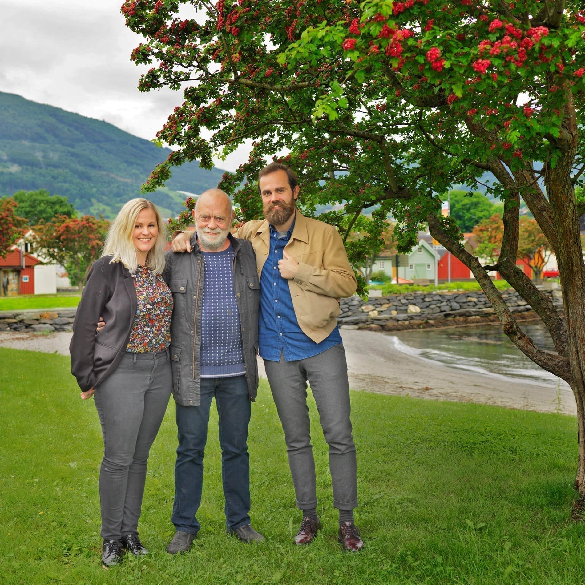 Familien Grønningen, tredje generasjon i Linn Bad