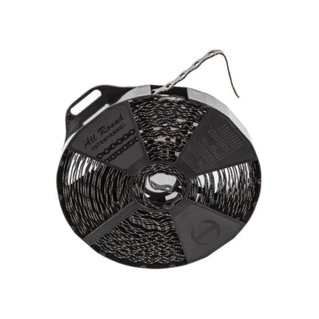 1904 Patentbånd 10 meter Svart plast b12mm 1904 Tilbehør avløp GRO-3485737