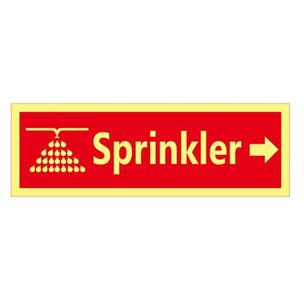 1904 Skilt Sprinklerpil