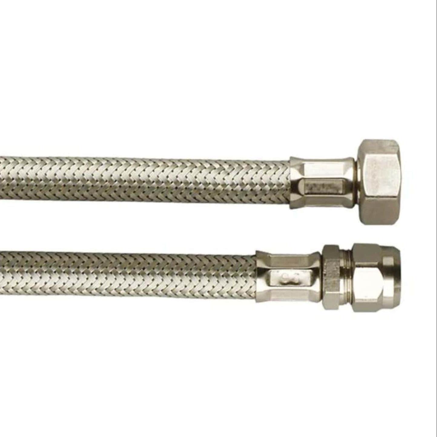 1904 Trykkslange TP-SPX/Silikon M10 1/2"RxM10 / 30cm 1904 Dusjtilbehør GRO-9301745