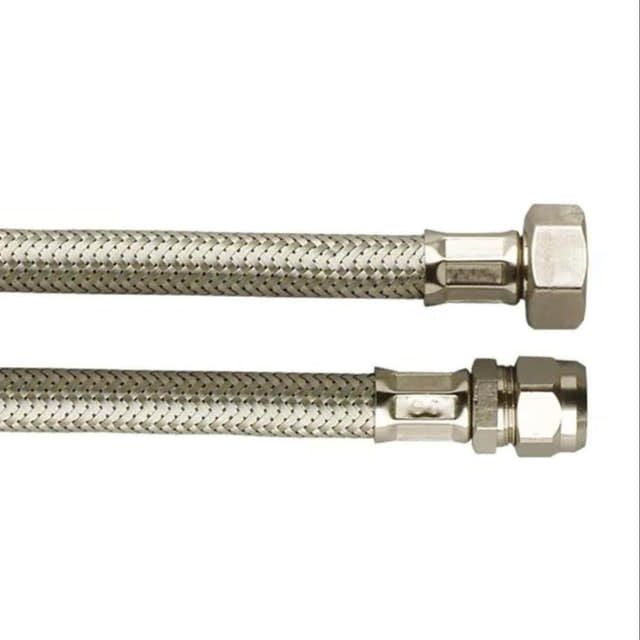 1904 Trykkslange TP-SPX/Silikon M10 1/2"RxM10 / 30cm 1904 Dusjtilbehør GRO-9301745