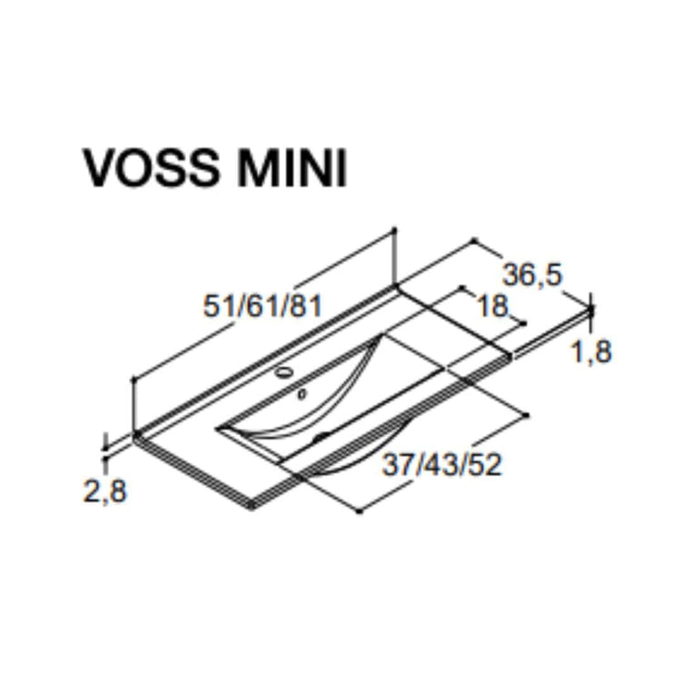 1904 Voss 3-i-1 Slim Møbelpakke dør