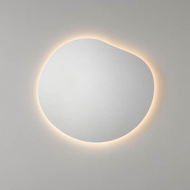 Korsbakken Organic speil med lys uten dimmer 90cm Korsbakken Baderomsspeil KO-108800083