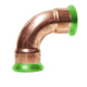 A-collection Bend 90° med 2 muffe A-press 12mm A-collection PE rør GRO-5058089