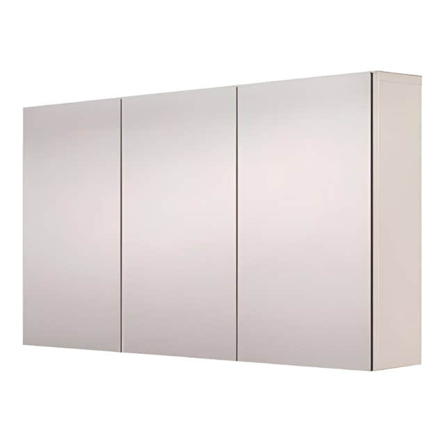 A-collection Fovere 2.0 Speilskap Hvit / 120cm 3 dører A-collection Speilskap GRO-7042092