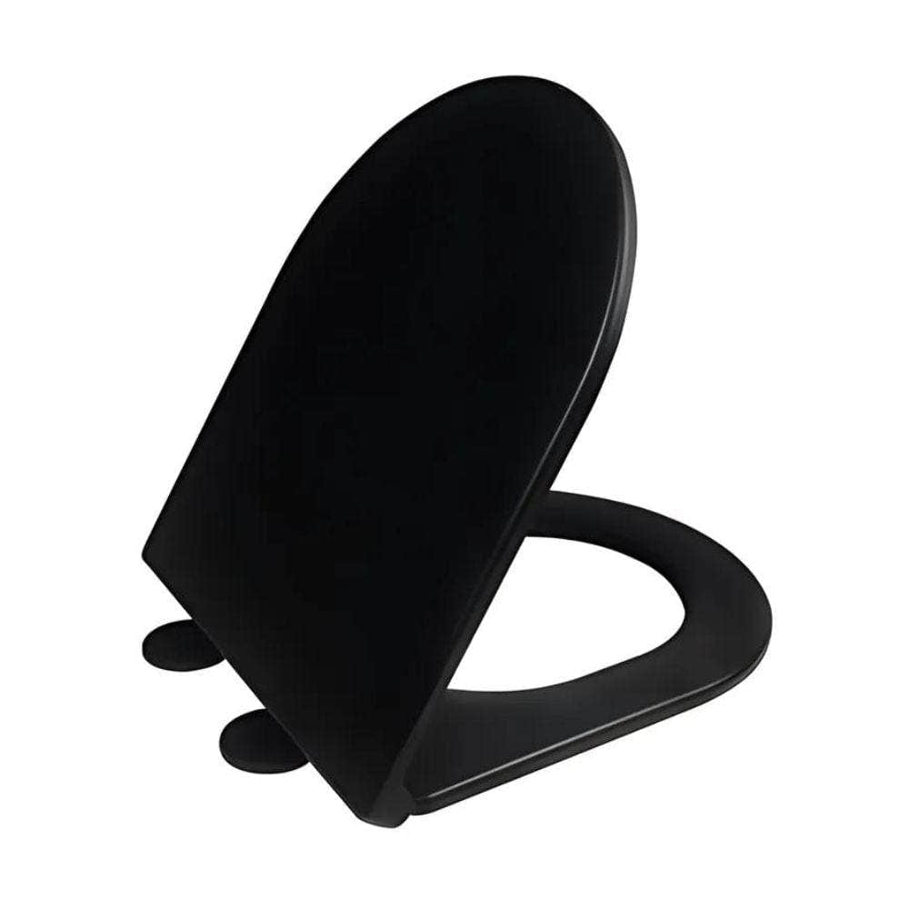 A-collection Omea Slim Toalettsete Svart matt A-collection Toalettsete GRO- 6191697