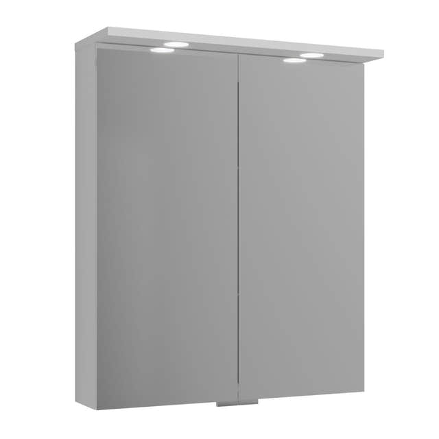 A-collection SOLUTION Speilskap med Led 60cm A-collection Baderomsspeil AHL-1460802