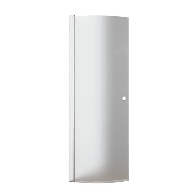 A-collection VIVO Dusjdør Buet - Frostet glass Krom / 70cm / Frostet glass A-collection Dusjdør AHL-1438934