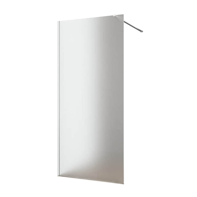 A-collection VIVO Fast Dusjvegg Krom / 70cm / Frostet glass A-collection Dusjvegg AHL-1438970