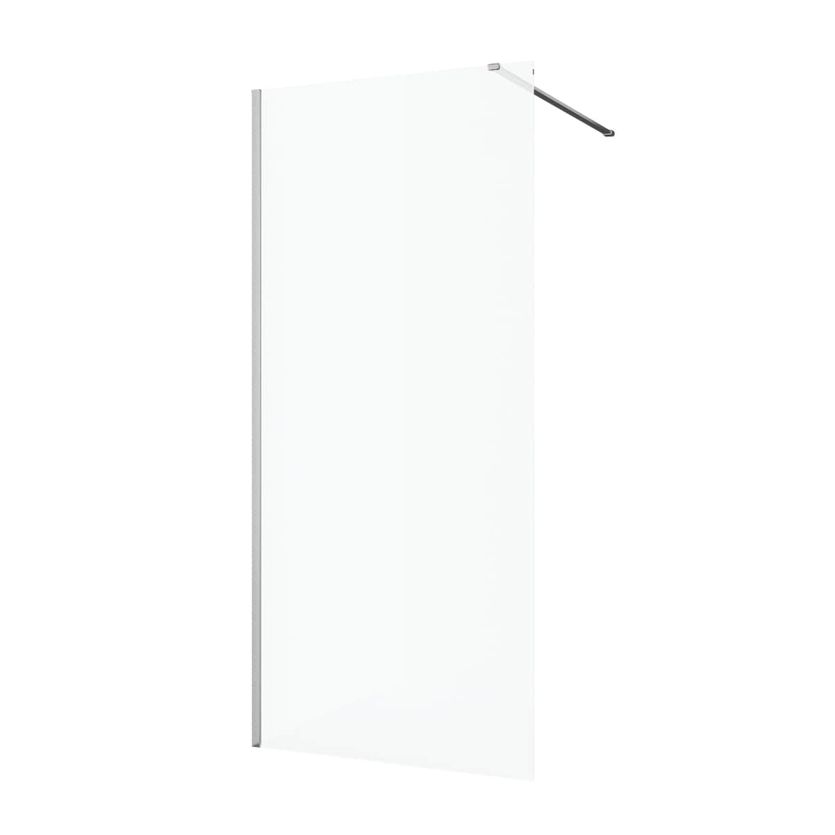 A-collection VIVO Fast Dusjvegg Krom / 70cm / Klart glass A-collection Dusjvegg AHL-1438962