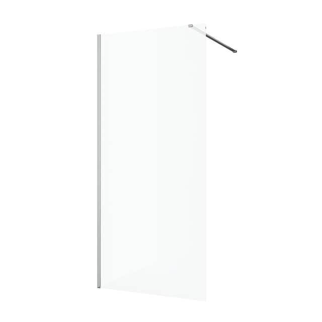 A-collection VIVO Fast Dusjvegg Krom / 70cm / Klart glass A-collection Dusjvegg AHL-1438962