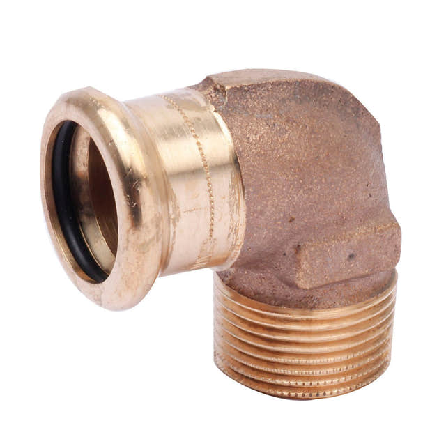 Altech Albue Cu 15mm-28mm x 1/2-1" 90° med utvendig gjenge 15mmx1/2" Altech Albue DAL-5056304