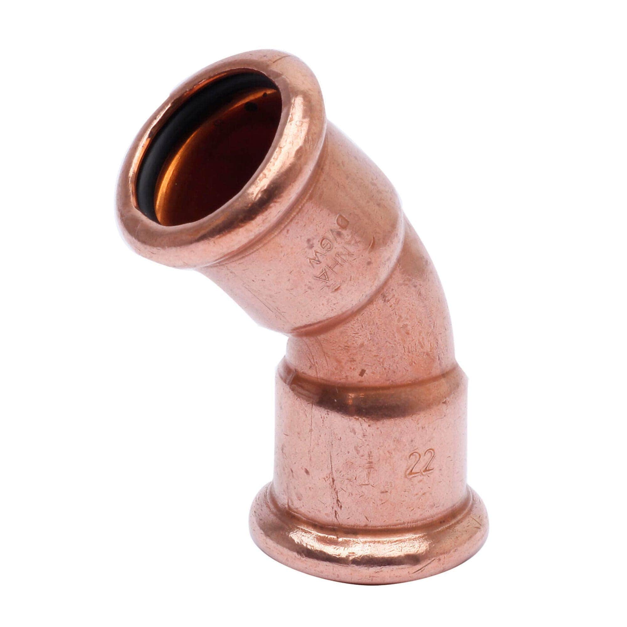 Altech Bend 12mm - 54mm 45°/90° med 2 Muffe 12mm / 45° Altech Bend pressfitting DAL-5056181