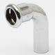 Altech Bend forkrommet 12-15mmx45°/90° med 1 muffe 12mm / 45° Altech Bend pressfitting DAL-5056437