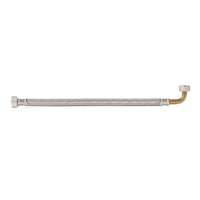 Altech DN8 Fleksibel Trykkslange Vinkel-Rett / 80cm / 1/2x3/4" Altech Dusjtilbehør DAL-9301618
