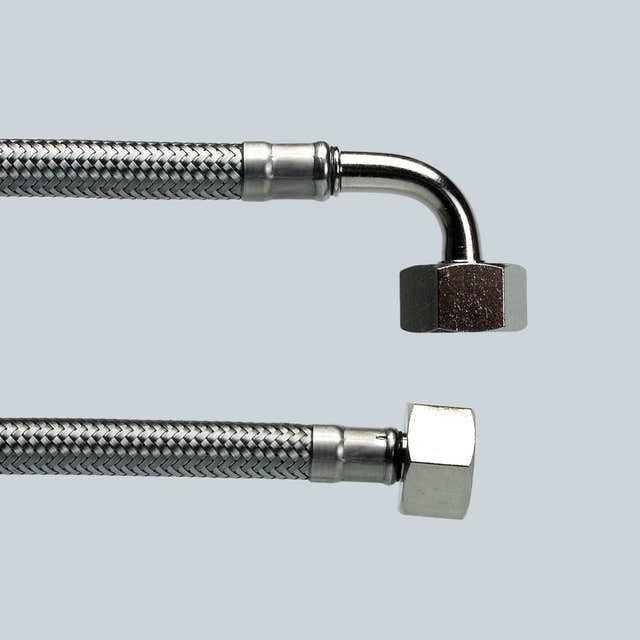 Altech DN8 Flexislange Rett-Vinkel / 80cm / 1/2"x1/2" Altech Koblingsslange DAL-9306316